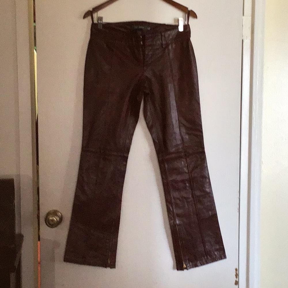 Genuine Leather Jeans